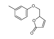 2-[(3-methylphenoxy)methyl]-2H-furan-5-one结构式