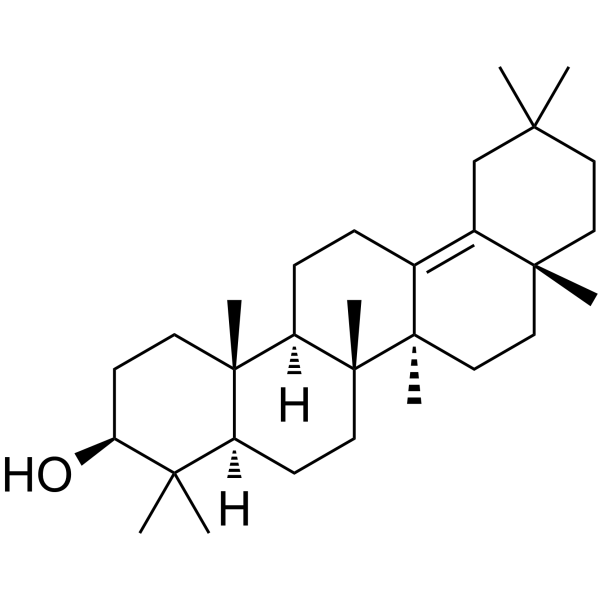 13(18)-齐墩果烯-3-醇结构式