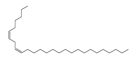 (6Z,9Z)-6,9-heptacosadiene Structure