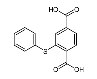 2-phenylsulfanylterephthalic acid Structure