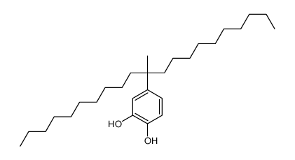 4-(11-methylhenicosan-11-yl)benzene-1,2-diol Structure