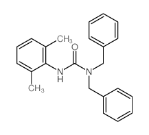 Urea,N'-(2,6-dimethylphenyl)-N,N-bis(phenylmethyl)- structure