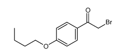 2-bromo-1-(4-butoxyphenyl)ethanone Structure