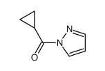 1H-Pyrazole,1-(cyclopropylcarbonyl)-(9CI) Structure