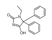 1-ethyl-5,5-diphenylimidazolidine-2,4-dione Structure