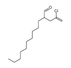 2-(2-chloroprop-2-enyl)dodecanal结构式