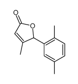 5-(2,5-Dimethylphenyl)-4-methyl-2(5H)-furanone结构式
