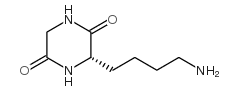 2,5-Piperazinedione,3-(4-aminobutyl)-,(S)-(9CI) Structure