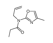 N-(4-methyl-1,3-oxazol-2-yl)-N-prop-2-enylpropanamide结构式