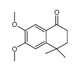 6,7-dimethoxy-4,4-dimethyl-2,3-dihydronaphthalen-1-one Structure