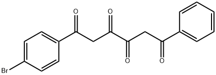 1-(4-Bromophenyl)-6-phenyl-1,3,4,6-hexanetetrone structure