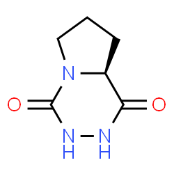 Pyrrolo[1,2-d][1,2,4]triazine-1,4-dione, hexahydro-, (8aS)- (9CI) Structure