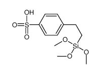 4-(2-trimethoxysilylethyl)benzenesulfonic acid Structure