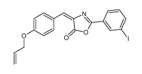 (4Z)-2-(3-iodophenyl)-4-[(4-prop-2-enoxyphenyl)methylidene]-1,3-oxazol-5-one结构式