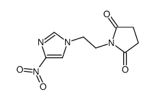 1-[2-(4-nitroimidazol-1-yl)ethyl]pyrrolidine-2,5-dione Structure