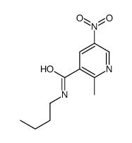 N-butyl-2-methyl-5-nitropyridine-3-carboxamide Structure