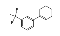 1-(m-trifluoromethylphenyl)cyclohexene Structure