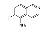 5-Isoquinolinamine,6-fluoro-(9CI) structure