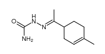 1-(4-methyl-cyclohex-3-enyl)-ethanone semicarbazone结构式