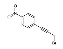 1-(3-bromoprop-1-ynyl)-4-nitrobenzene Structure