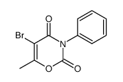 5-bromo-6-methyl-3-phenyl-1,3-oxazine-2,4-dione Structure
