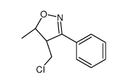 (4R,5S)-4-(chloromethyl)-5-methyl-3-phenyl-4,5-dihydro-1,2-oxazole Structure