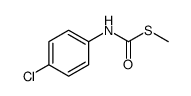 S-methyl N-(4-chlorophenyl)carbamothioate结构式
