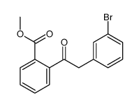 methyl 2-[2-(3-bromophenyl)acetyl]benzoate Structure