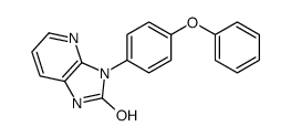 3-(4-phenoxyphenyl)-1H-imidazo[4,5-b]pyridin-2-one结构式