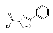 2-phenyl-4,5-dihydrothiazole-4-carboxylic acid Structure