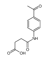 4-(4-acetylanilino)-4-oxobutanoic acid structure