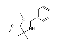 N-benzyl-1,1-dimethoxy-2-methylpropan-2-amine Structure