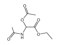 acetoxy-acetylamino-acetic acid ethyl ester结构式