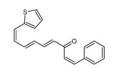 1-phenyl-9-thiophen-2-ylnona-1,4,6,8-tetraen-3-one结构式