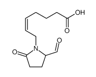 7-(2-formyl-5-oxopyrrolidin-1-yl)hept-5-enoic acid结构式