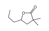 3,3-dimethyl-5-propyloxolan-2-one Structure