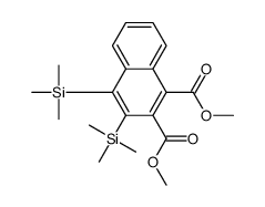 dimethyl 3,4-bis(trimethylsilyl)naphthalene-1,2-dicarboxylate Structure