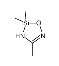 2,2,4-trimethyl-5H-1,3,5,2-oxadiazasilole结构式