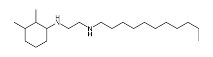 N'-(2,3-dimethylcyclohexyl)-N-undecylethane-1,2-diamine结构式