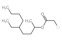 Aceticacid, 2-chloro-, 4-ethyl-1-methyloctyl ester结构式