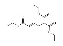 (E)-5-ethoxycarbonylhex-2-ene-1,6-dioic acid diethyl ester Structure