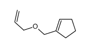 1-(prop-2-enoxymethyl)cyclopentene结构式