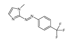 (1-methylimidazol-2-yl)-[4-(trifluoromethyl)phenyl]diazene Structure