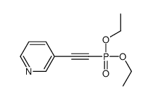 3-(2-diethoxyphosphorylethynyl)pyridine Structure