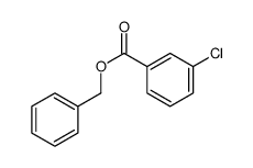 Benzoic acid, 3-chloro-, phenylmethyl ester Structure
