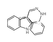 1H-Indole-3-carboxaldehyde,2-chloro-, 2-(2-nitrophenyl)hydrazone Structure