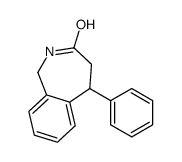 5-phenyl-1,2,4,5-tetrahydro-2-benzazepin-3-one Structure