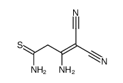 3-amino-4,4-dicyano-3-butenethioamide Structure