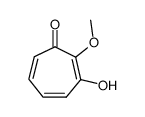 2,4,6-Cycloheptatrien-1-one, 3-hydroxy-2-methoxy- (9CI) structure