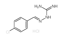 2-[(4-chlorophenyl)methylideneamino]guanidine Structure